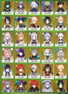 Conta Genshin AR60 Endgame