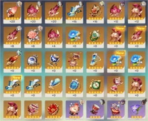 AR44 almost 45, Mona c1, Albedo, Jean 5* well farmed account - Genshin Impact