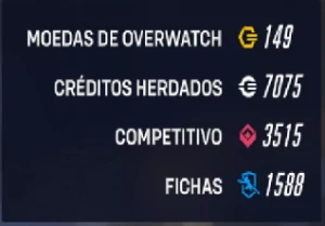 Conta overwatch lendária com skins e competitivo desbloquead - Blizzard