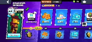 Conta brawl stars com passe comprado, 316 gemas, edgar robô 