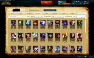 Conta League Of Legends GOLD V LOL