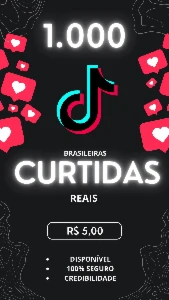 Curtidas Brasileiras TikTok - Redes Sociais