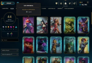 [Entrega Automática] Conta Lol Platina, 25K Ea, 44 Skins - League of Legends