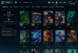 [Entrega Automática] Conta Lol Platina, 25K Ea, 44 Skins - League of Legends