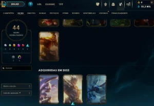 [Entrega Automática] Conta Lol Platina, 25K Ea, 44 Skins - League of Legends