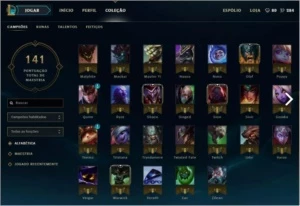 Conta League Of Legends Unranked LOL