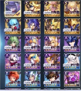 Conta Sanit Seiya awakening server A42 - Outros