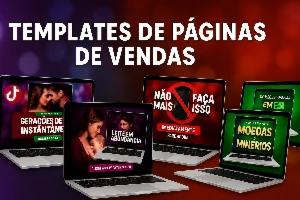 +80 Modelos de Páginas de Vendas Prontas e Editáveis