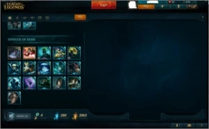 Conta diamante 3 35 skins - League of Legends LOL