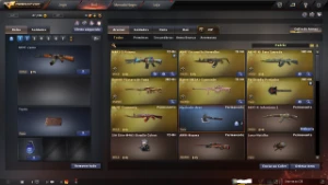 Conta Barrinha de Ouro com Semi Vip AK Tormenta+MNS - Crossfire