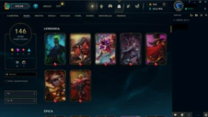 Conta League of Legends 2012 146 Skins Todos os Campeões LOL