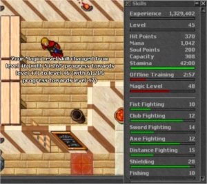 Vendo Conta Tibia com 15 dias p.a