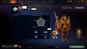 Conta Immortal 6188 Mmr - 12000/12000 Behavior - Várias Skin - DOTA 2