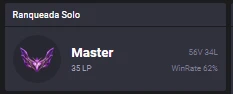 Conta Mestre 62%Wr Espólio Recheado - Email Confirmado - League of Legends LOL
