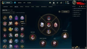 Conta MD5 mestre com ícone desafiante 228 skins - League of Legends LOL