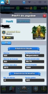Clash royale conta lvl 9 , 7 lendarias 2600 trofeus