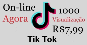 Visualizações TikTok - Redes Sociais