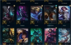 Conta de lol d4 60% win (sair rapido) - League of Legends