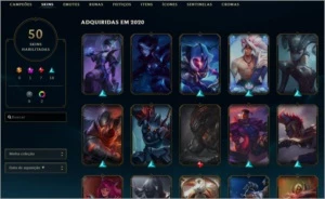 Conta de lol d4 60% win (sair rapido) - League of Legends