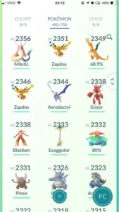 Pokemon Go Nível 37 C Lendários Maginífica - Pokémon