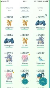 Pokemon Go Nível 37 C Lendários Maginífica - Pokémon
