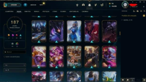 Conta de lol Mestre 187 skin - League of Legends