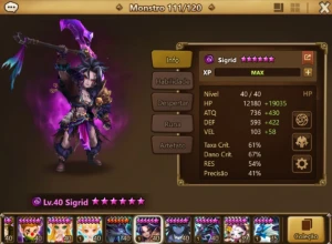 DOUBLE NAT5 LD - Grogen e Sigrid - Summoners War