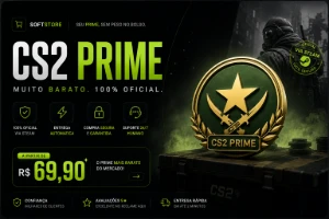 Conta prime cs2