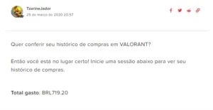 Conta LOL + VALORANT