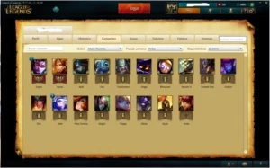 conta leage of legends - League of Legends LOL