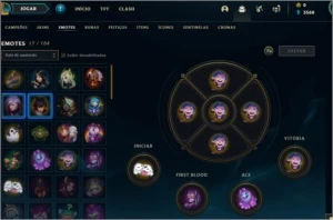 CONTA DIAMANTE 3 - League of Legends LOL