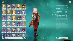 Genshin Impact - Ar55 , 8 Personagens T5 E 4 Armas T5