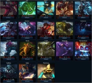 Conta Diamante 5 na season 5, gold na season 4 - League of Legends LOL