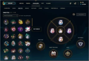 CONTA LOL GOLD 2 (EX PLATINA) 167 SKINS+++ - League of Legends