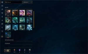 CONTA UNRANKED LVL 21 COM 21 SKINS, FRAGMENTOS E ETERNOS - League of Legends LOL