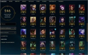CONTA SMURF COMPLETA - League of Legends LOL