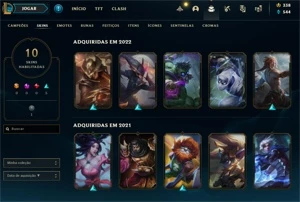 CONTA PLATINA 1 D1 MMR UPADA A MÃO - League of Legends LOL
