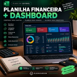 Planilha Financeira Pessoal Moderna - Planilhas e Dashboards