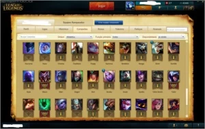 Conta Diamante 5 com 100 champeões, 4 paginas de runa - League of Legends LOL