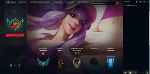 Conta de lol lvl 30, 21 skin, 35 champs e skin vitoriosa - League of Legends