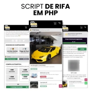 Rifa em PHP - Sistema completo - otimizado - 1 milhão de cot - Outros