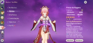 Conta Genshin Ar55 / 13X6★ / Yae + Bis / Shogun + Bis E Mais - Genshin Impact