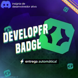Insígnia De Desenvolvedor | Developer Badge Discord! - Redes Sociais