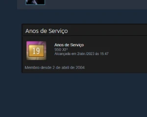 Conta Steam 21 Anos - Moeda 10 E 5 Anos De Serviço