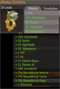 [PROMOÇÃO] ALIANÇA GLURSONA EXO PM [SPIRITIA] - Dofus
