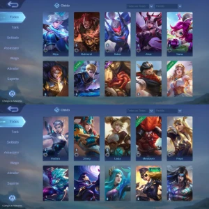 Conta Épico V. Possui a Freya(499 dima) lesley e ww(skins) - Mobile Legends