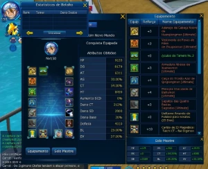 LADMO Omega - Conta Mid Game 3 SSS+, SET Hazard - Digimon Masters Online
