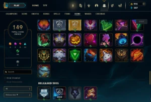 Conta Com Black Alistar (Alistar Negro) Skin Mais Rara - League of Legends LOL