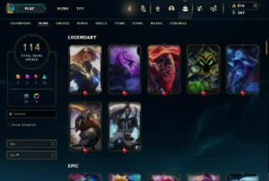 Conta Com Black Alistar (Alistar Negro) Skin Mais Rara - League of Legends LOL