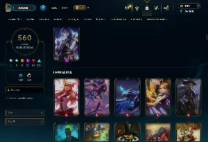 Conta League of Legends -  560 Skins LOL